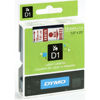 Picture of DYMO D1 LABEL CASSETTE ORIGINAL 45013 12MM BLACK ON WHITE